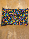 Rainbow Bone n Paw Pillow