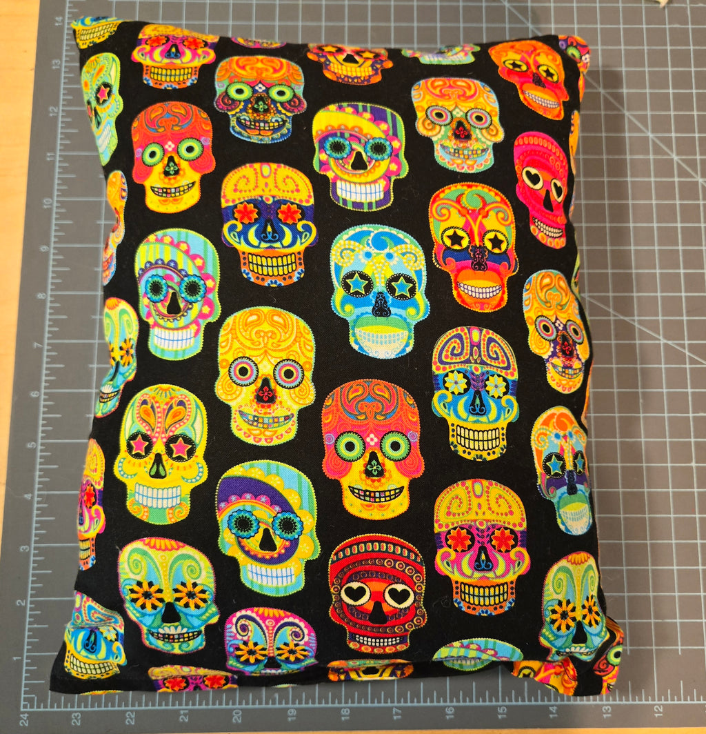 Rainbow Sugar Skulls Pillow