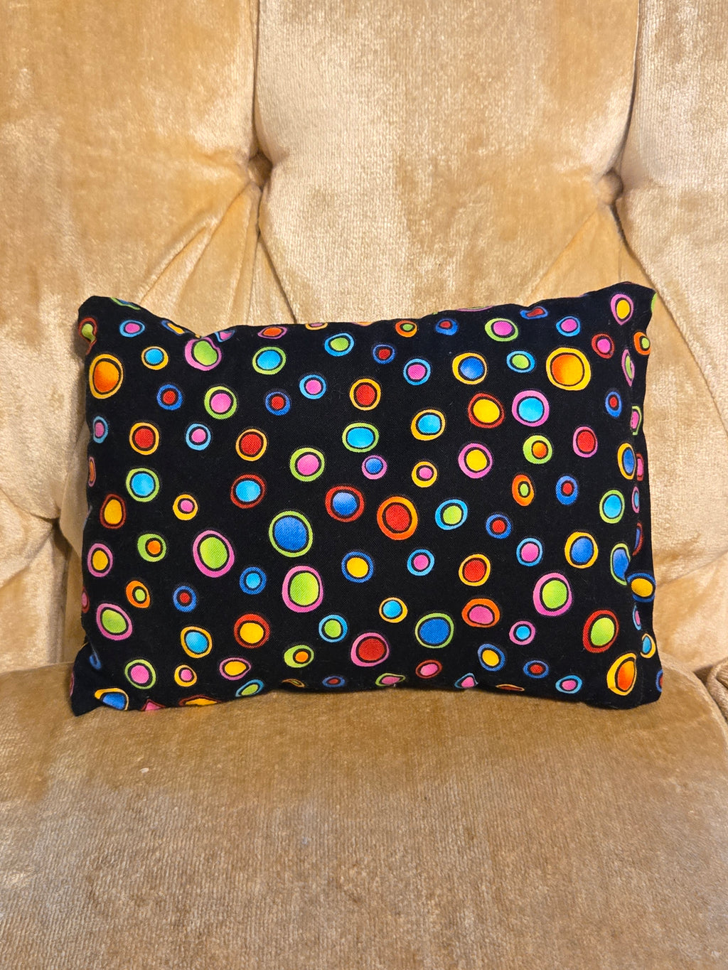 Rainbow Circles Pillow