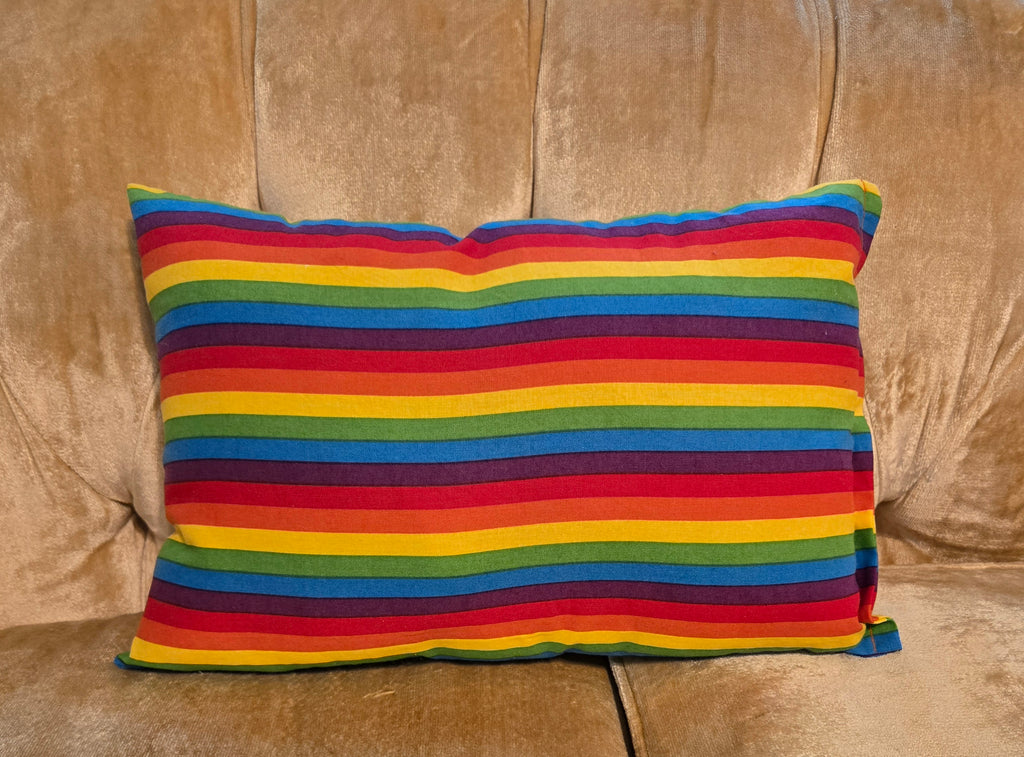 Bold Rainbow Pillow