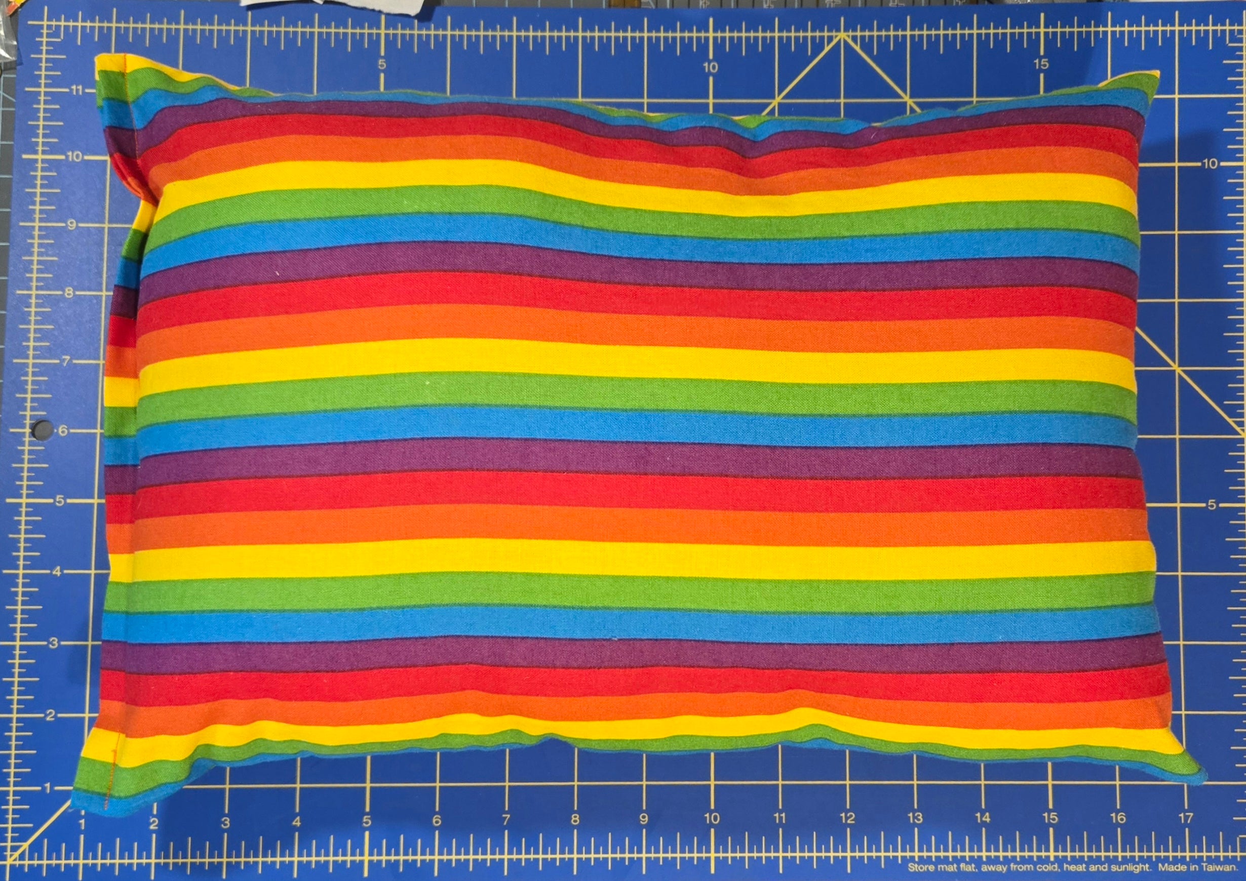 Bold Rainbow Pillow