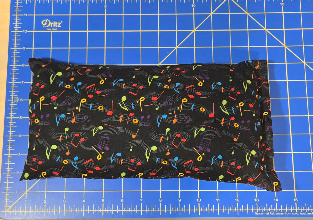 Rainbow Music Notes Pillow